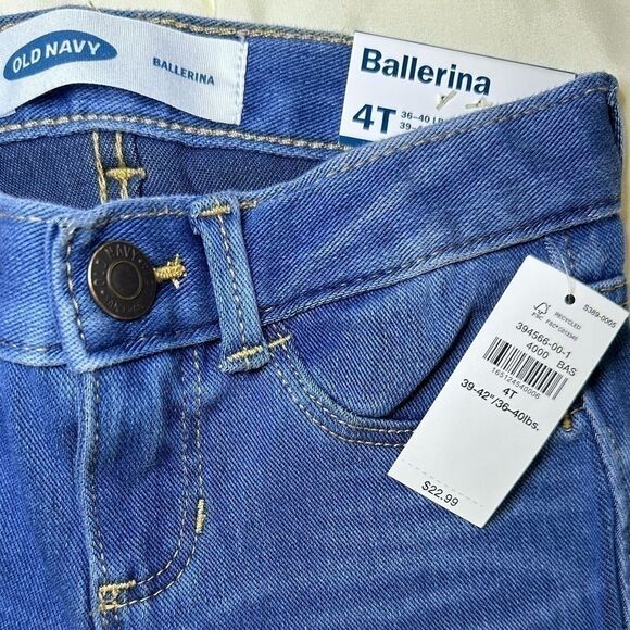 NWT Old Navy Ballerina Jeggings Girl Toddler Size 4T - Picture 2 of 5